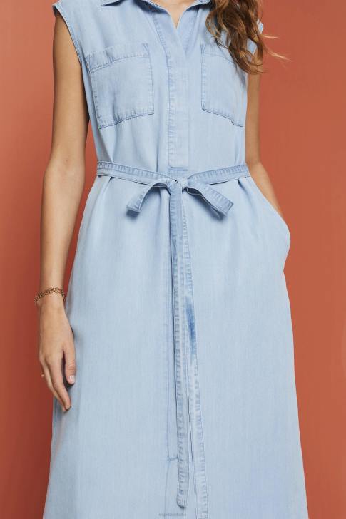 Dresses Blue Light Wash Women Esprit Dresses woven V48Z181