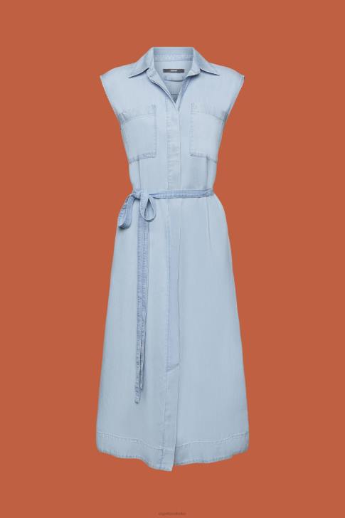 Dresses Blue Light Wash Women Esprit Dresses woven V48Z181