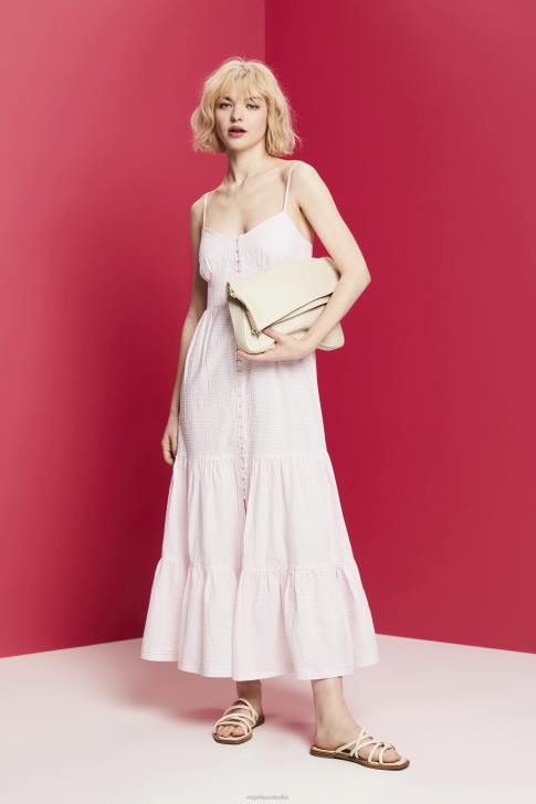 Dresses Light Pink Women Esprit Strappy maxi dress V48Z234
