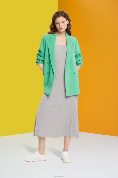 Dresses Medium Grey Women Esprit Pleated strap dress V48Z490