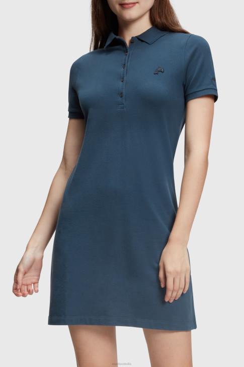 Dresses Navy Women Esprit Dolphin Tennis Club Classic Polo Dress V48Z506