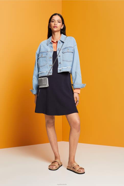 Dresses Navy Women Esprit Jersey mini dress V48Z61