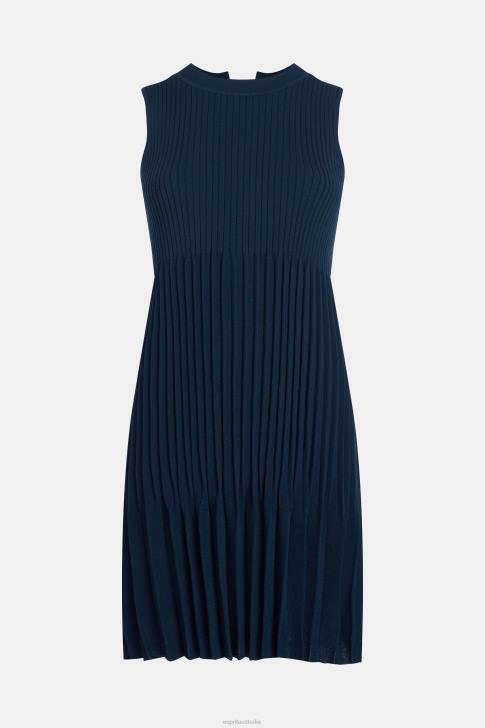 Dresses Navy Women Esprit Pleated fit and flare dress V48Z384