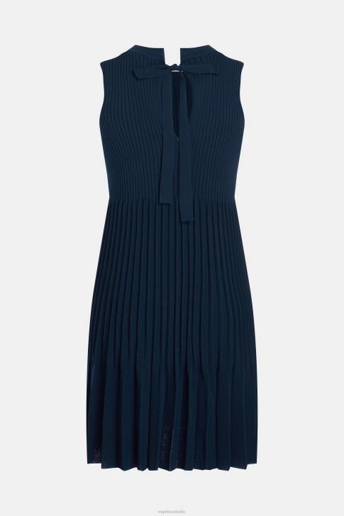 Dresses Navy Women Esprit Pleated fit and flare dress V48Z384
