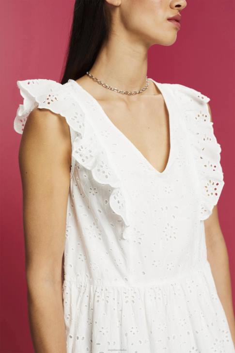 Dresses Off White Women Esprit Cotton lace dress V48Z191