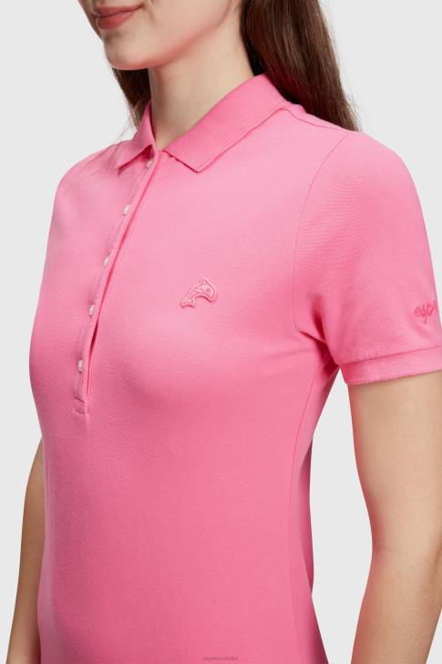 Dresses Pink Women Esprit Dolphin Tennis Club Classic Polo Dress V48Z508