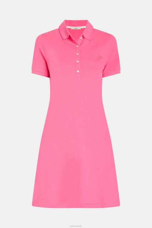 Dresses Pink Women Esprit Dolphin Tennis Club Classic Polo Dress V48Z508