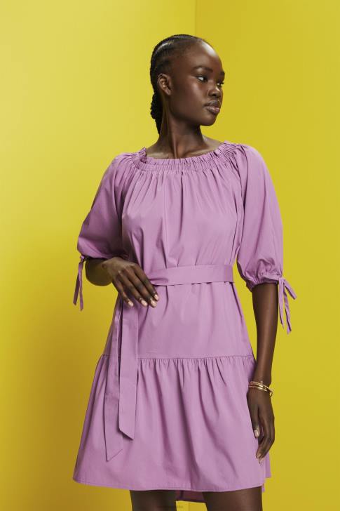 Dresses Violet Women Esprit Off-shoulder poplin mini dress V48Z180