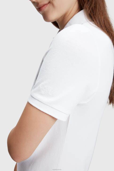 Dresses White Women Esprit Dolphin Tennis Club Classic Polo Dress V48Z505