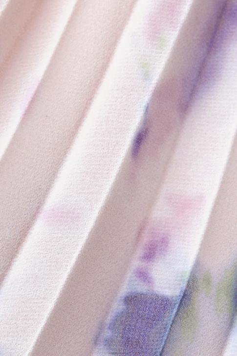 Dresses White Women Esprit Pleated Chiffon Midi Dress V48Z94