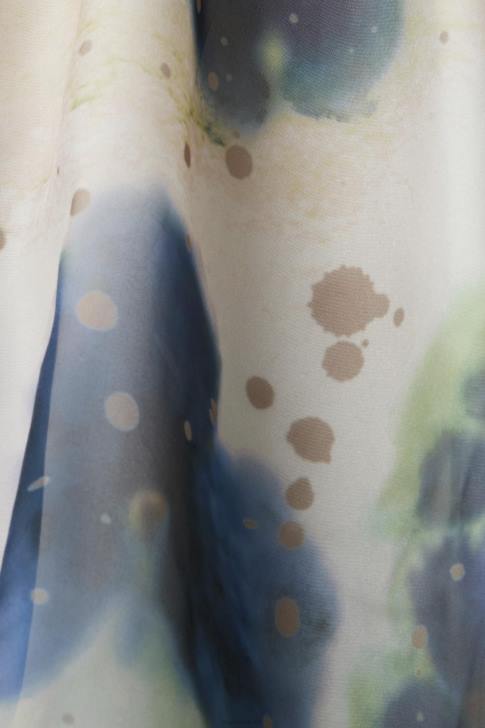 Dresses Yellow Women Esprit Patterned organza midi dress V48Z197