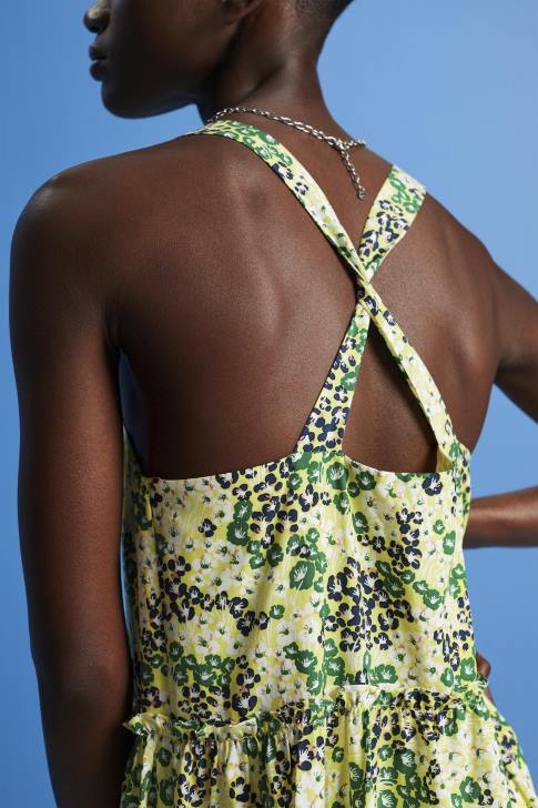 Dresses Yellow Women Esprit Printed midi dress V48Z237