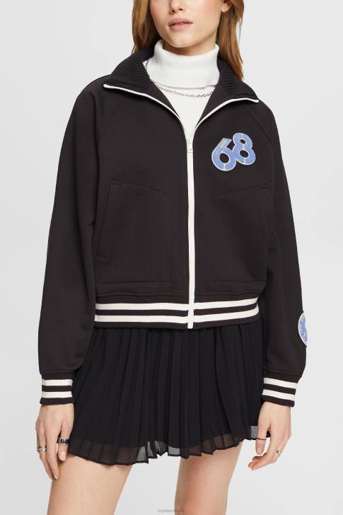 Jackets Black Women Esprit Varsity jacket V48Z415