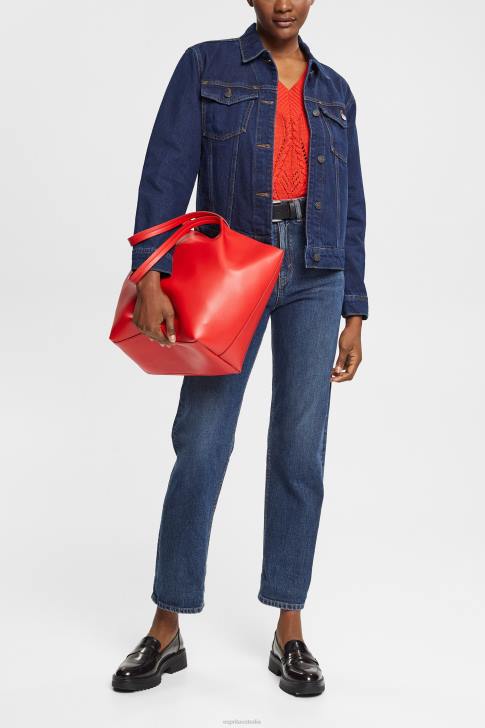 Jackets Blue Dark Wash Women Esprit Denim jacket V48Z554