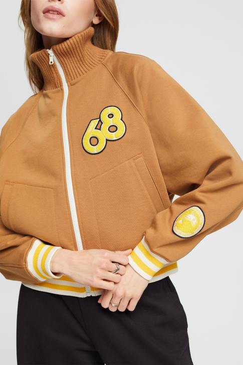 Jackets Caramel Women Esprit Varsity jacket V48Z417