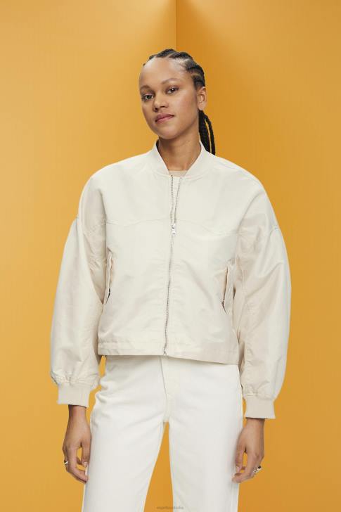 Jackets Light Taupe Women Esprit Oversized bomber jacket V48Z214