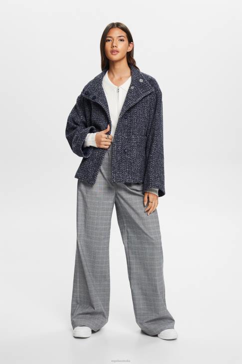 Jackets Navy Women Esprit Structured Woven Jacket V48Z20