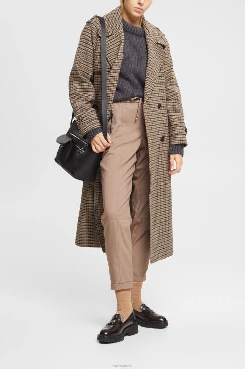 Joggers Taupe Women Esprit Jogger style trousers V48Z445