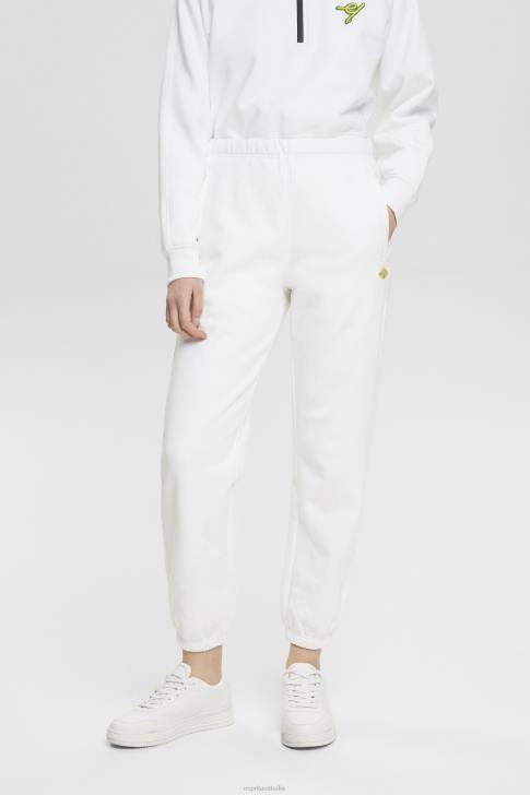 Joggers White Women Esprit Sweatshirt joggers V48Z173