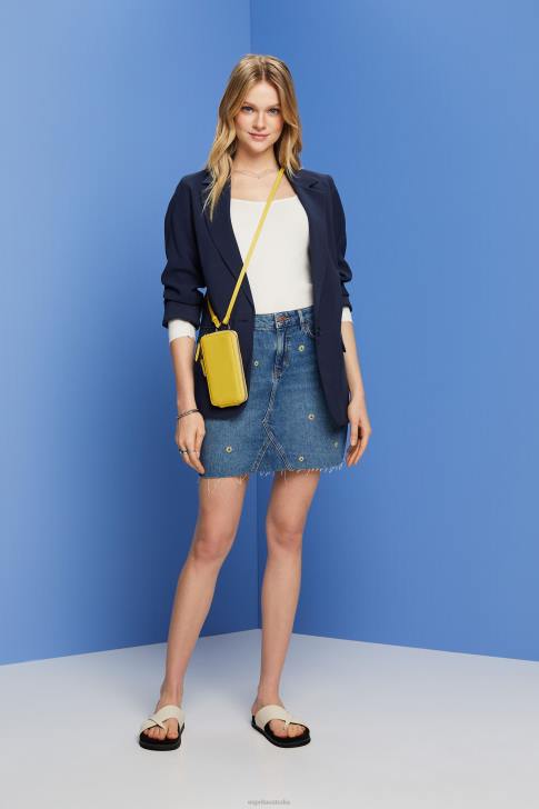 Long Sleeve Off White Women Esprit Ribbed long sleeve top V48Z89