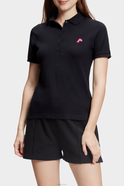 Polos Black Women Esprit Dolphin Tennis Club Classic Polo V48Z493