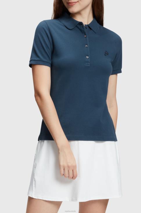 Polos Navy Women Esprit Dolphin Tennis Club Classic Polo V48Z496