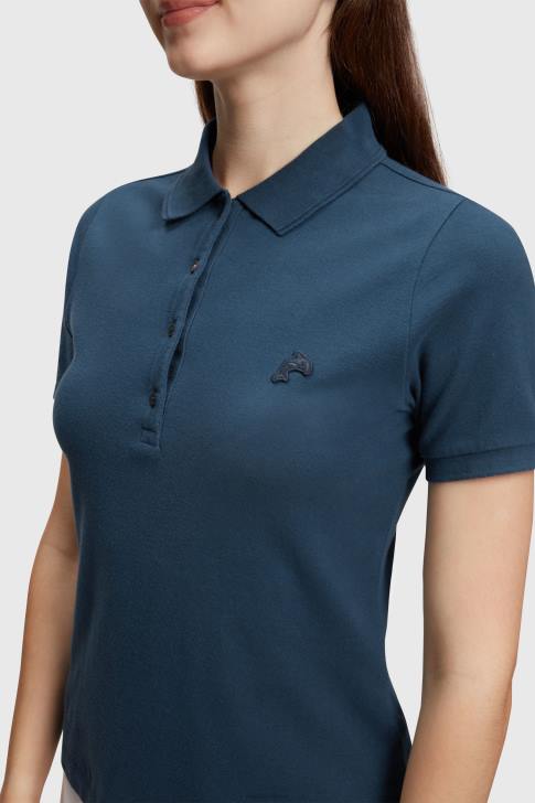 Polos Navy Women Esprit Dolphin Tennis Club Classic Polo V48Z496