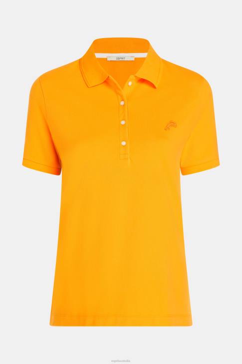 Polos Orange Women Esprit Dolphin Tennis Club Classic Polo V48Z500