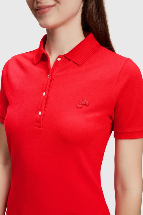 Polos Red Women Esprit Dolphin Tennis Club Classic Polo V48Z498
