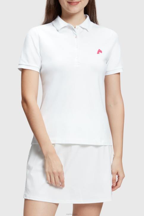 Polos White Women Esprit Dolphin Tennis Club Classic Polo V48Z494