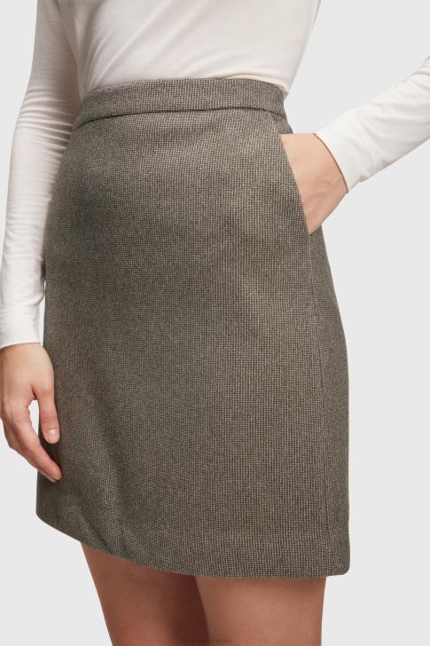 Skirts Gunmetal Women Esprit Two-tone skirt V48Z520