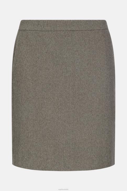 Skirts Gunmetal Women Esprit Two-tone skirt V48Z520