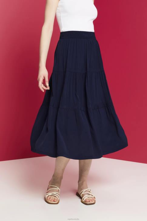 Skirts Navy Women Esprit Midi skirt V48Z239