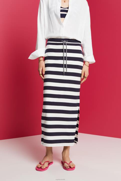 Skirts Navy Women Esprit Skirts Knitted V48Z141