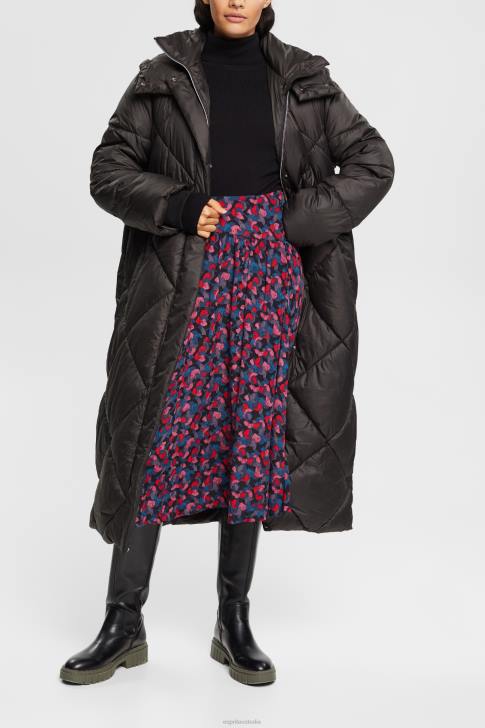 Skirts Pink Women Esprit Printed midi-skirt with gathers V48Z421