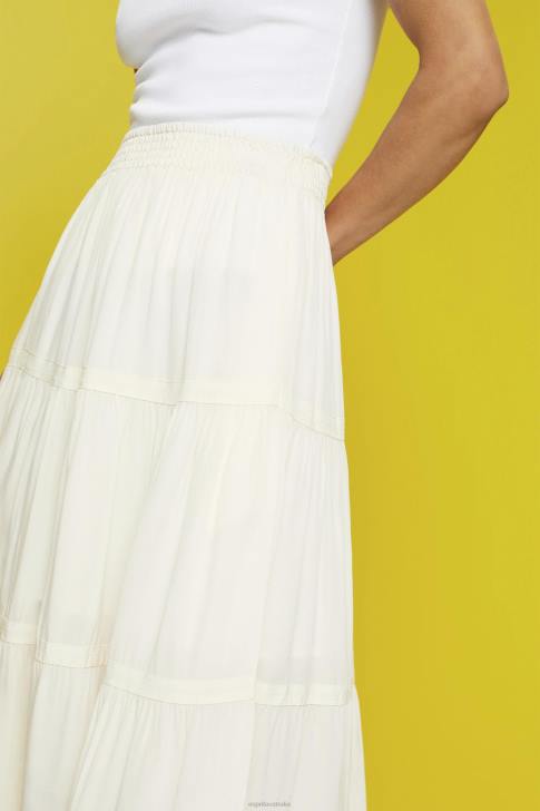 Skirts White Women Esprit Midi skirt V48Z238