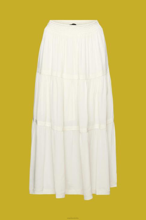 Skirts White Women Esprit Midi skirt V48Z238