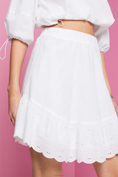 Skirts White Women Esprit Skirts light woven V48Z114