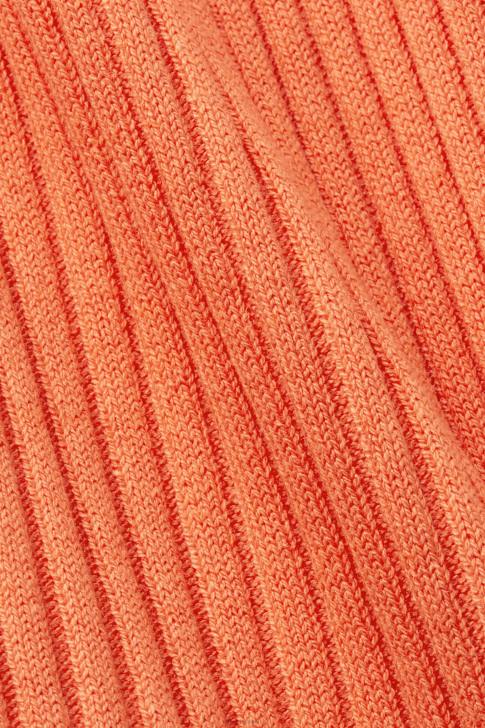 Sweaters Coral Orange Women Esprit Ribbed, sleeveless jumper, linen blend V48Z110