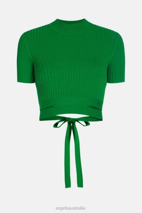 Sweaters Green Women Esprit Pleated top V48Z377