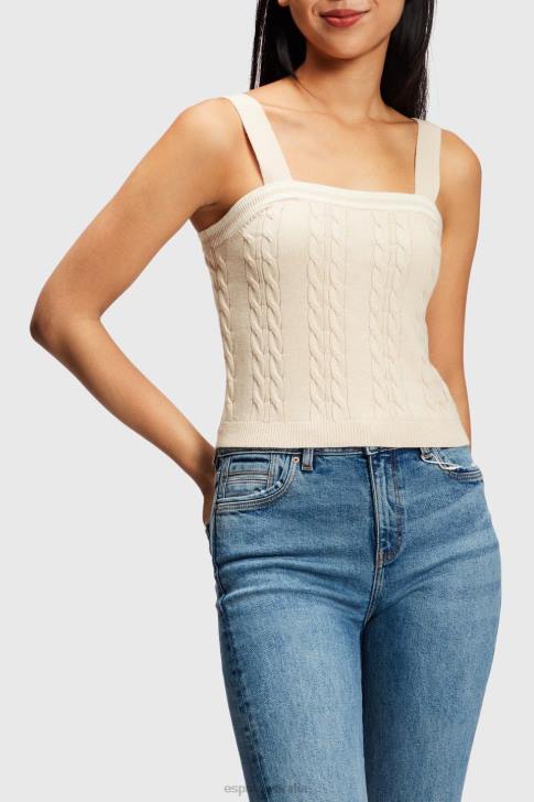 Sweaters Light Beige Women Esprit Dolphin logo cable sweater camisole V48Z409