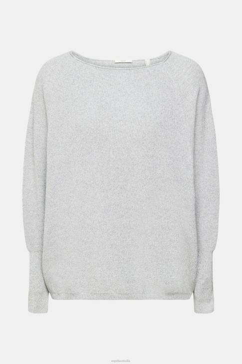 Sweaters Medium Grey Women Esprit Knitted bat sleeve jumper V48Z544