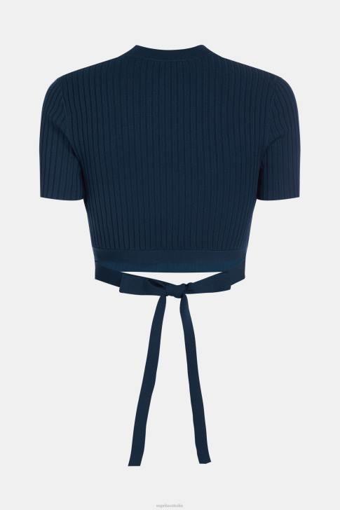 Sweaters Navy Women Esprit Pleated top V48Z378
