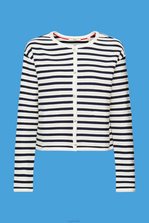 Sweaters Navy Women Esprit Striped cardigan V48Z448