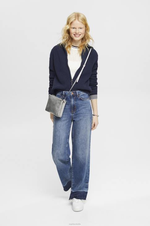 Sweaters Off White Women Esprit Organic cotton structured jumper V48Z275