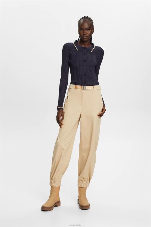 Sweaters Petrol Blue Women Esprit Button Front Knit Polo Top V48Z22