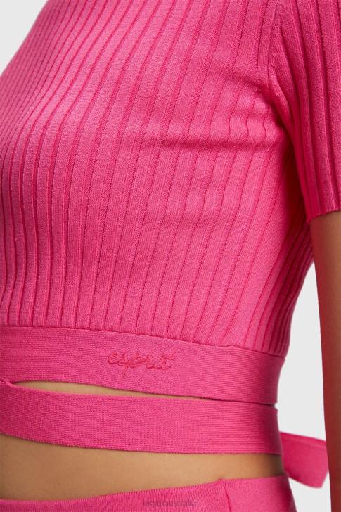 Sweaters Pink Fuchsia Women Esprit Pleated top V48Z379