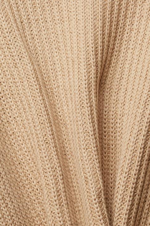 Sweaters Sand Women Esprit Chunky-knit cotton blend cardigan V48Z392