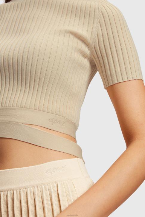 Sweaters Sand Women Esprit Pleated top V48Z376