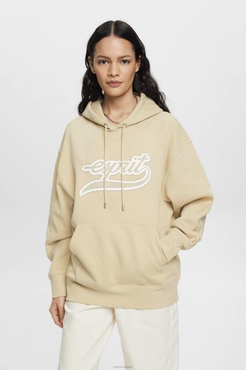 Sweatshirts & Hoodies Beige Women Esprit Logo print hoodie V48Z169